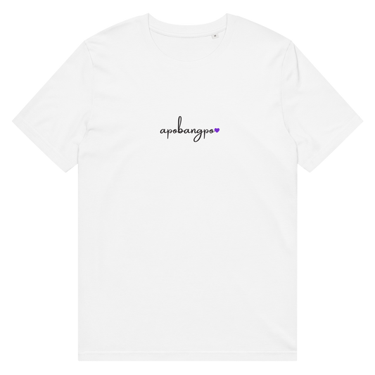 BTS inspiriertes Apobangpo T-shirt mit lila Herz