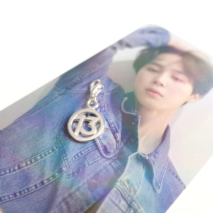 BTS Jimin inspirierter Charm oder Ketten-Anhänger Nummer 13 aus 925 Silber