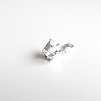 BTS JK / Jungkook inspirierter Charm oder Anhänger Krone aus 925er Silber