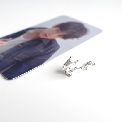 BTS JK / Jungkook inspirierter Charm oder Anhänger Krone aus 925er Silber