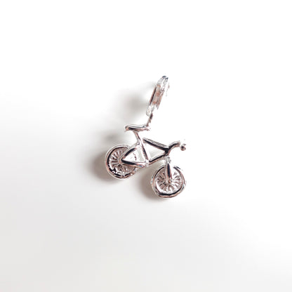 RM / Namjoon inspirierter Charm oder Ketten-Anhänger Fahrrad aus 925er Silber
