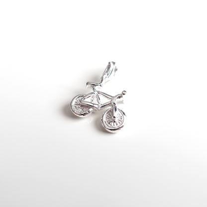 RM / Namjoon inspirierter Charm oder Ketten-Anhänger Fahrrad aus 925er Silber