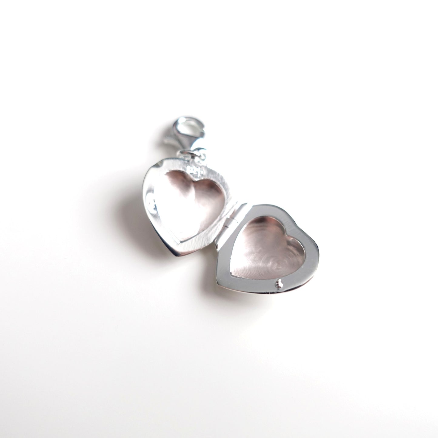 BTS inspirierter Medaillon-Charm oder Ketten-Anhänger für 1–2 Fotos aus 925er Silber