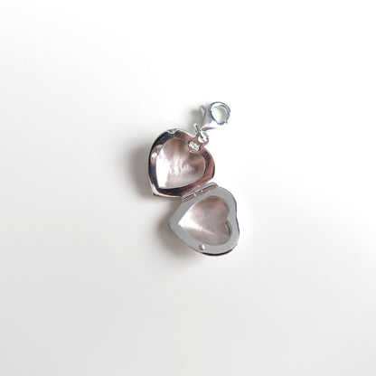 BTS inspirierter Medaillon-Charm oder Ketten-Anhänger für 1–2 Fotos aus 925er Silber