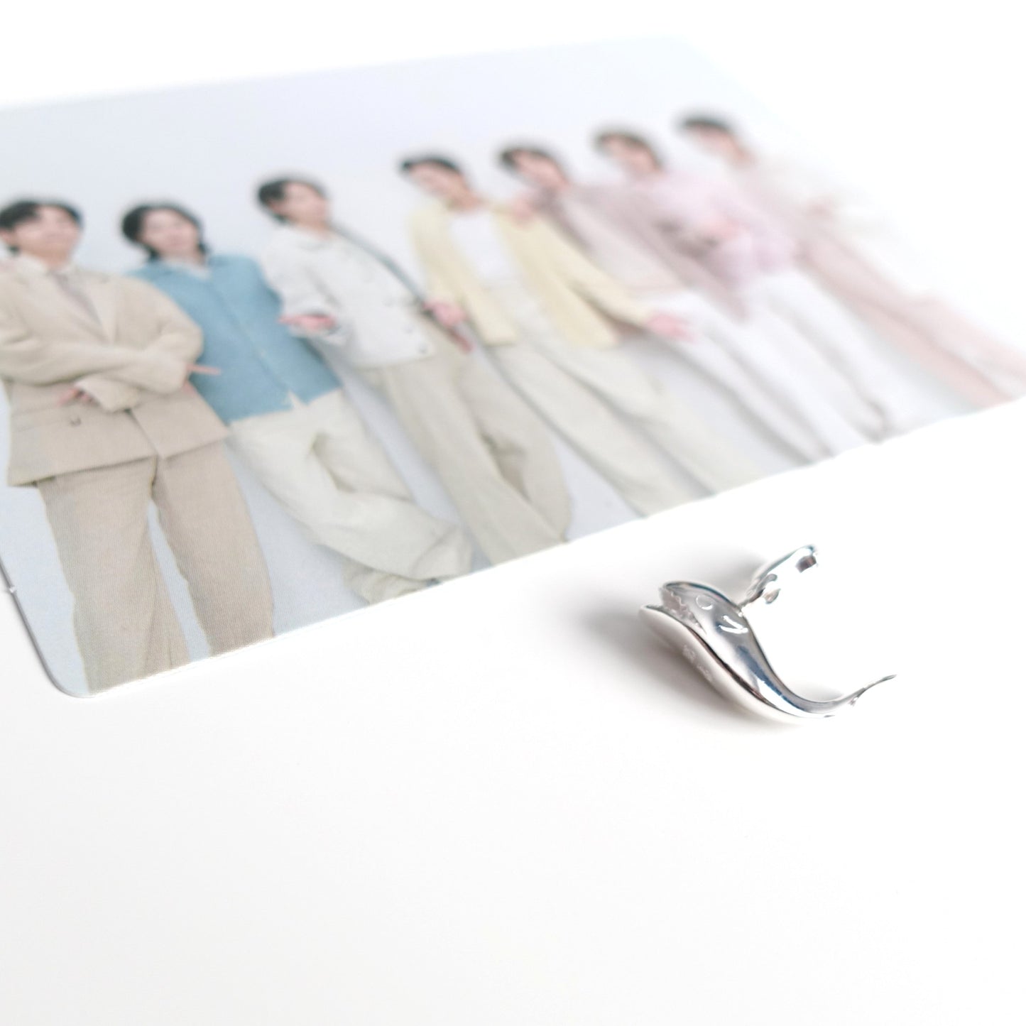 BTS Whalien / Kore inspirierter Charm oder Ketten-Anhänger Wal aus 925er Silber