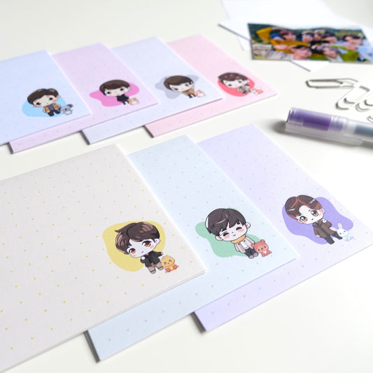BTS Member Notizzettel-Set: 70 Stück mit 10 Blatt je Member