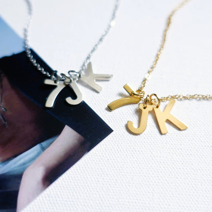 Jungkook Seven inspirierte Halskette mit 3 Anhängern aus Edelstahl