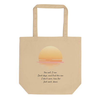 BTS „Into the Sun“ inspirierte Tasche aus Bio-Baumwolle