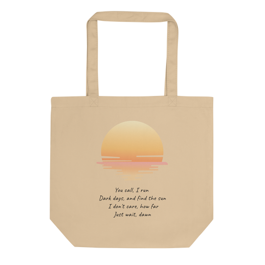 BTS „Into the Sun“ inspirierte Tasche aus Bio-Baumwolle