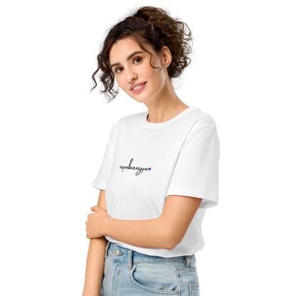BTS inspiriertes Apobangpo T-shirt mit lila Herz