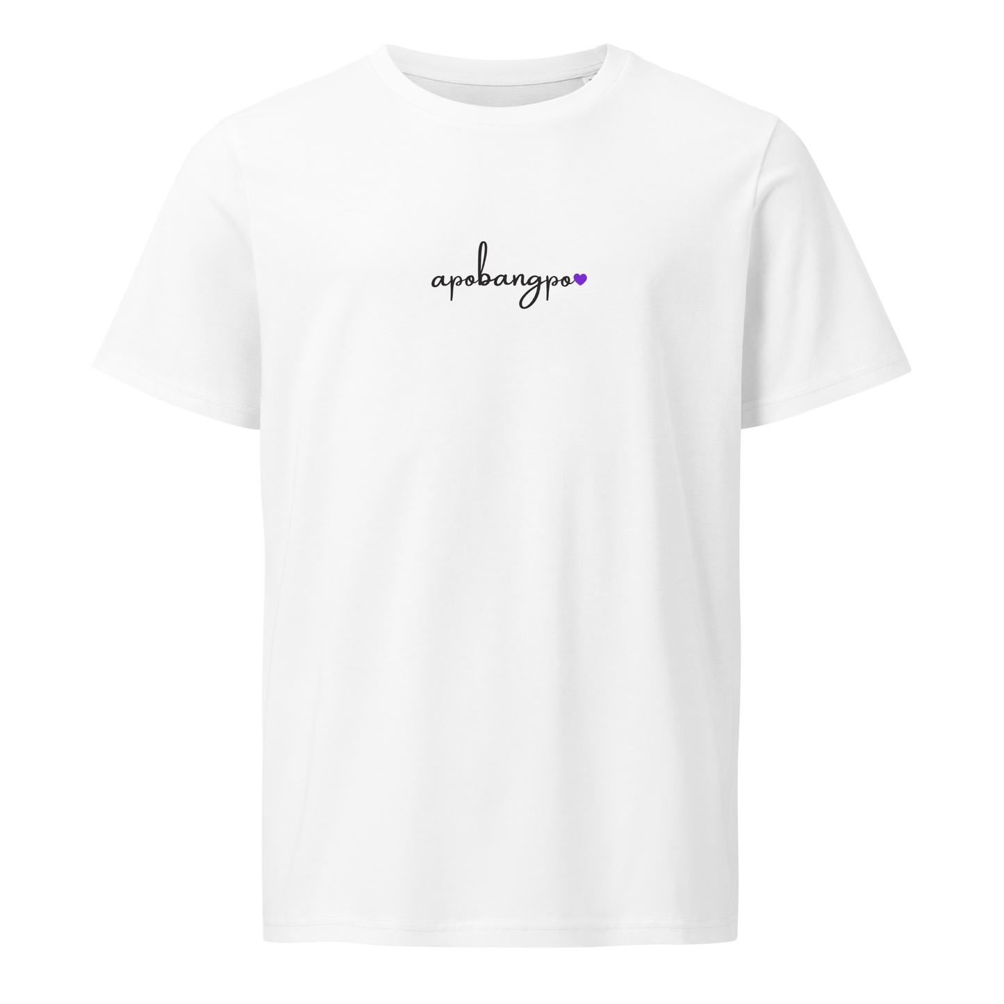 BTS inspiriertes Apobangpo T-shirt mit lila Herz