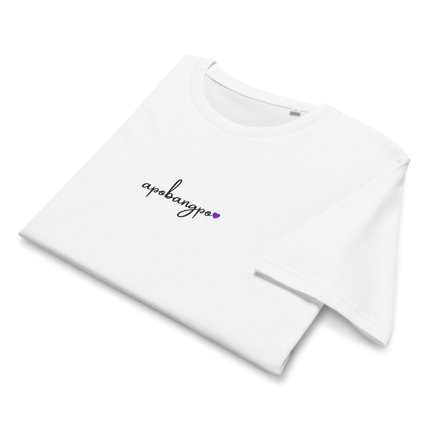 BTS inspiriertes Apobangpo T-shirt mit lila Herz