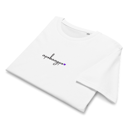BTS inspiriertes Apobangpo T-shirt mit lila Herz