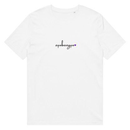 BTS inspiriertes Apobangpo T-shirt mit lila Herz