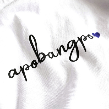 BTS inspiriertes Apobangpo T-shirt mit lila Herz