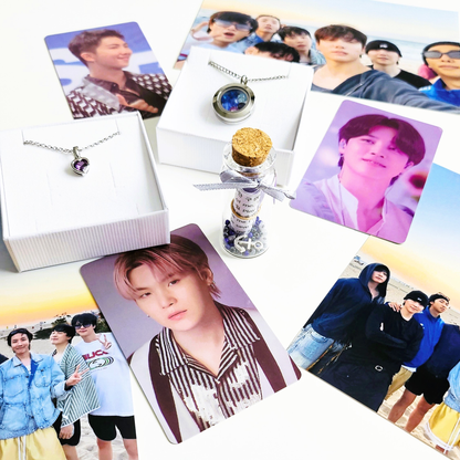 BTS inspirierter Ring mit echtem lila Amethyst und 925er Silber